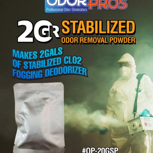 20g Odor Removal Power - New 20g Stabilized Powder Store Panel