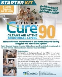 Clean Air Cure 90 Label