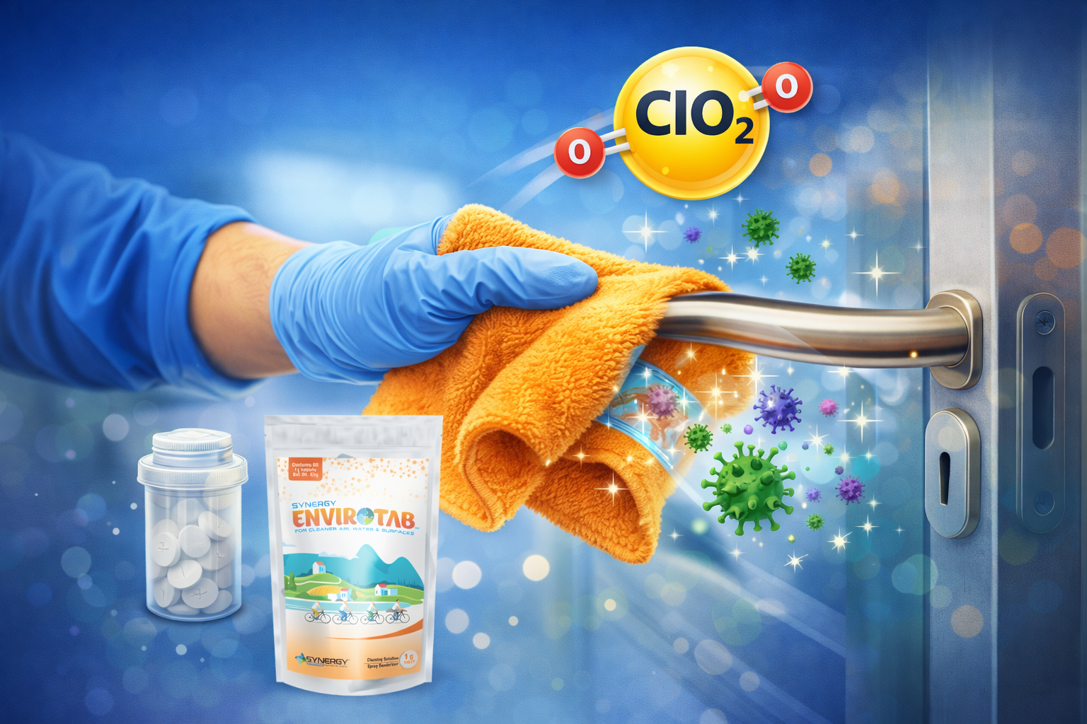 Cleaning with ClO2 Header Image